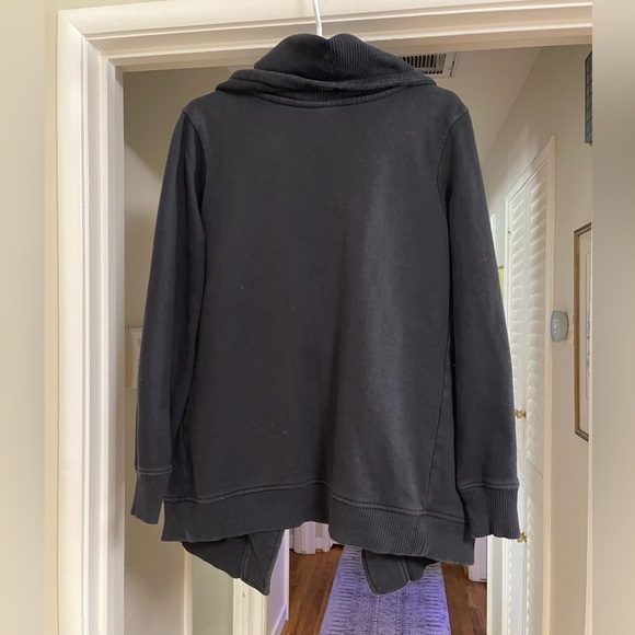 Athleta Heavy Cotton High Neck Open Jacket - Picture 2 of 8